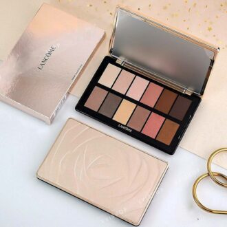پالت سایه چشم رز گلد لانکوم | Lancome Holiday 2024 Rose Gold Palette